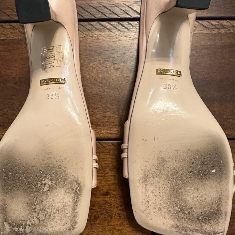 Authentic Gucci Dora Crystal tiger head kitten heels size 38.5 - Picture 8 of 12